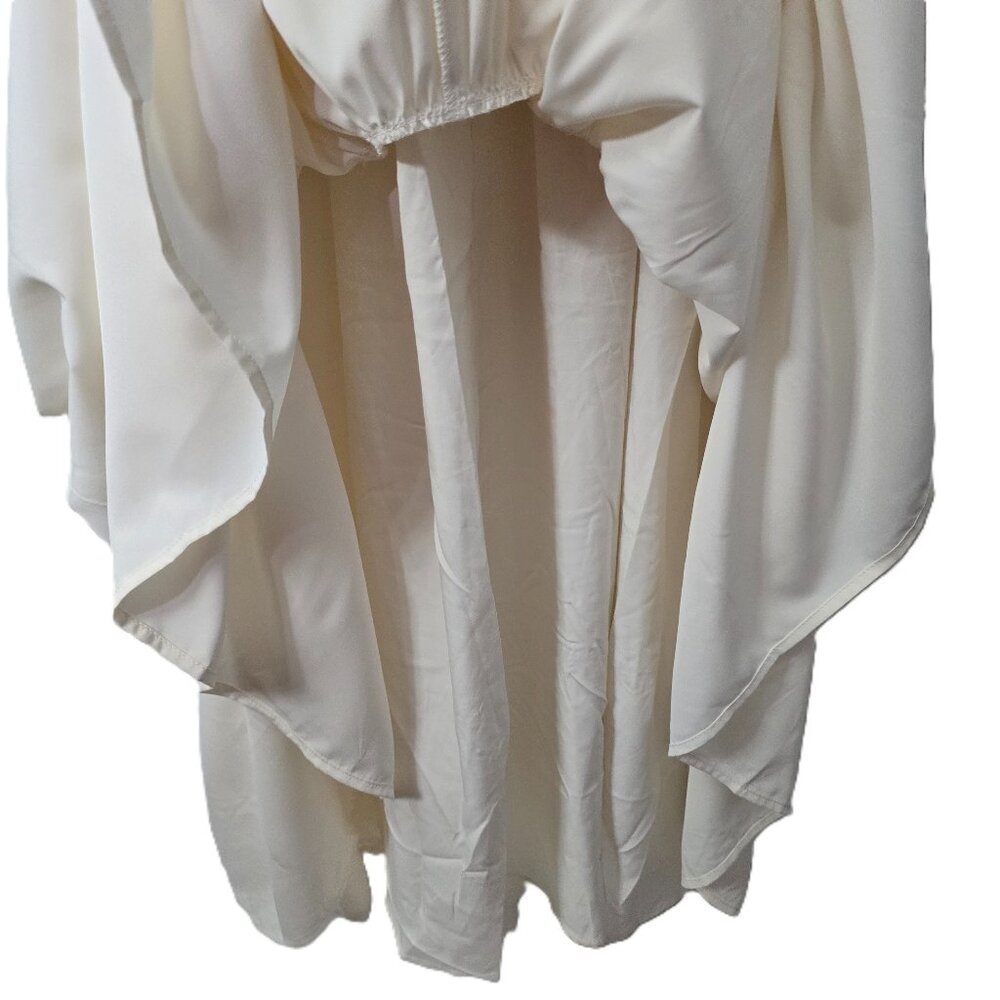 NEW Baltic Born Sophie Sweater Dress L Knit Flowy Lined Natural Ivory Boho Beach - Picture 10 of 11